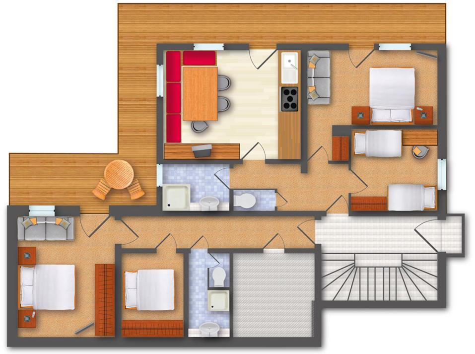 Landhaus Alpenjaeger Hainzenberg Oda fotoğraf